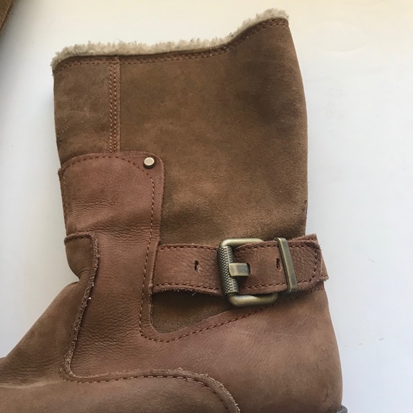 Caterpillar “CAT” Brown Suede Boots Sherpa Lined - Picture 5 of 15